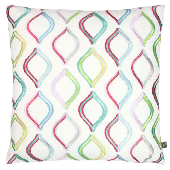 Prestigious Textiles Spinning Top Polyester Filled Cushion Cover, Polyester, Acrylic, Rainbow - Image 1