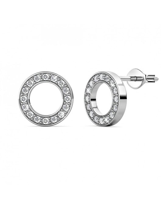 Ophir örhängen - silver och kristall - Image 1