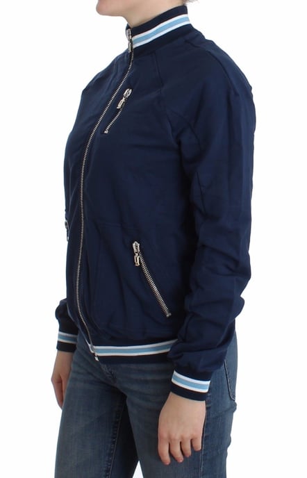 John Galliano Katoenen vest met blauwe rits voor dames - Image 2