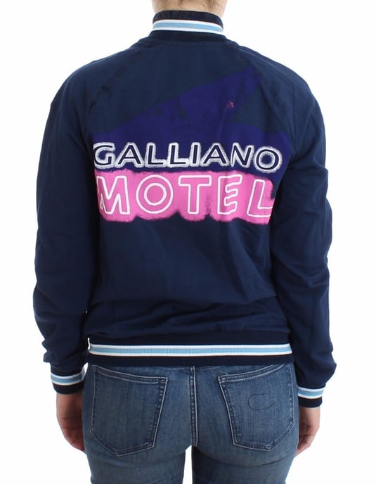 John Galliano Katoenen vest met blauwe rits voor dames - Image 3