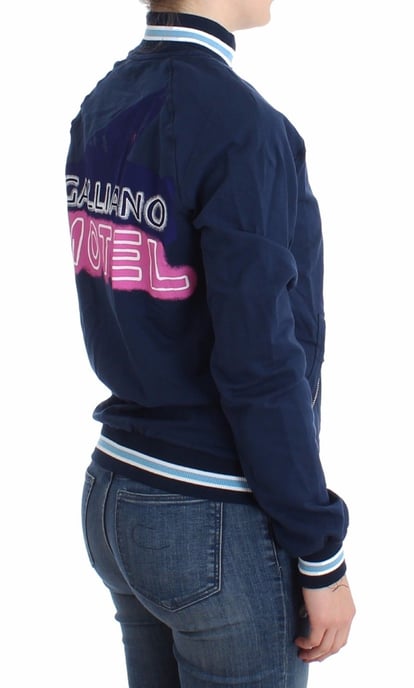 John Galliano Katoenen vest met blauwe rits voor dames - Image 4