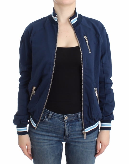 John Galliano Katoenen vest met blauwe rits voor dames - Image 6