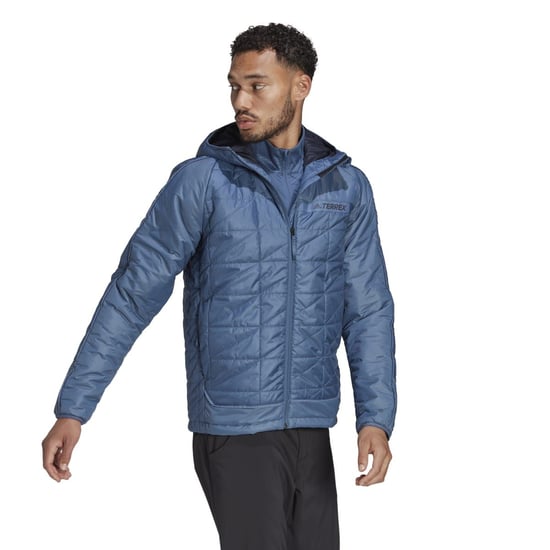 Men's adidas Terrex Multi Insulated Hooded Jacket in Blue