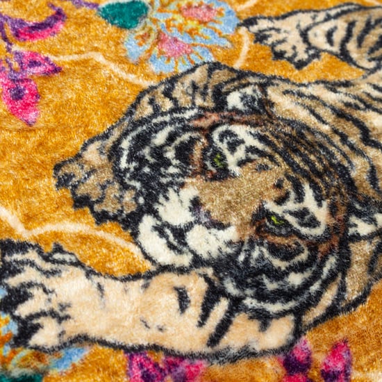Wylder Tropics Tigerscope Velvet Piped Cushion Cover - Image 4