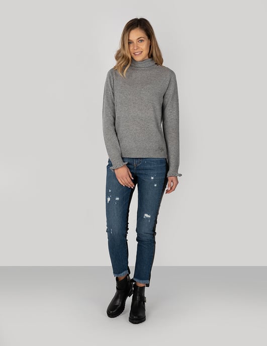 Liu-Jo Jeans Straight Fit Woman's Black - Image 2
