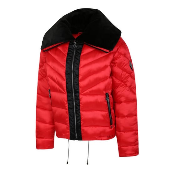 Dare 2B Womens/Ladies Julien Macdonald Suppression Contrast Panel Padded Jacket (Volcanic Red) - Image 3