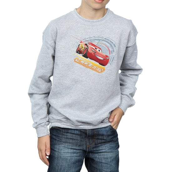 Disney Boys Cars Lightning McQueen Sweatshirt (Sports Grey)