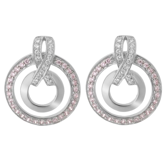 Orphelia 'Azalea' Women's 925 Sterling Silver Drop Earrings - Silver ZO-7095 - Image 1