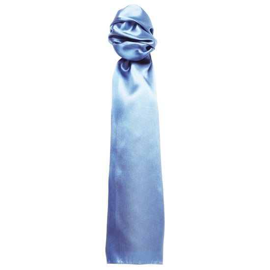 Premier Scarf - Ladies/Womens Plain Business Scarf (Mid Blue) - Image 1