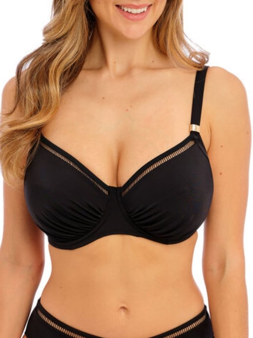 East Hampton Gathered Full Cup Bikini Top - Image 1