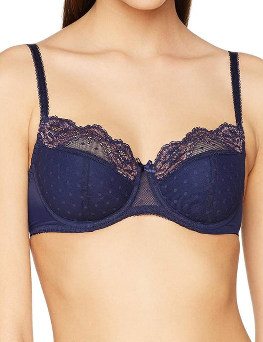 87106 Naturana Underwired Padded Balcony Bra