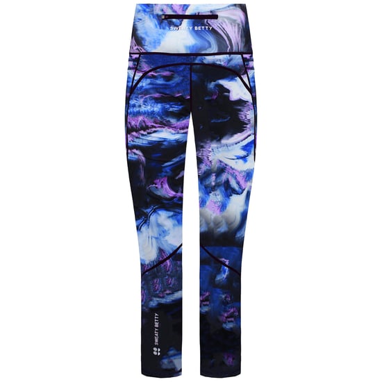 Sweaty Betty Power Pro Workout Womens Blue Print 7/8 Leggings - Image 2