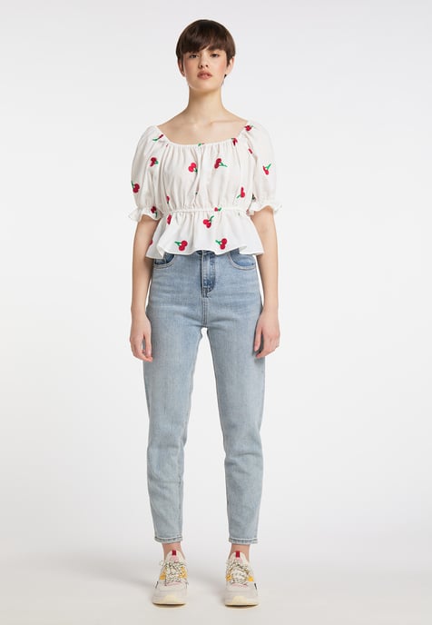 myMo Geborduurde Geknoopte Blouse osha - Image 4