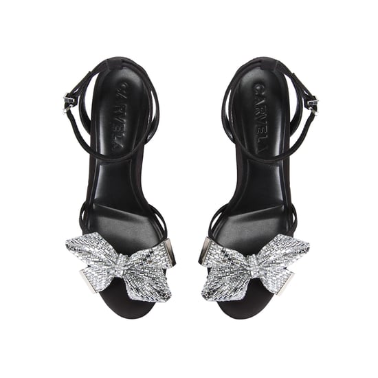 Carvela Satin Regal Bow Sandal 90 Sandals