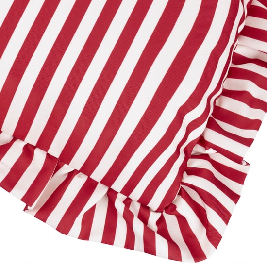 Wylder Nature Millie Ruffle Striped Outdoor Cushion Cover - Image 3