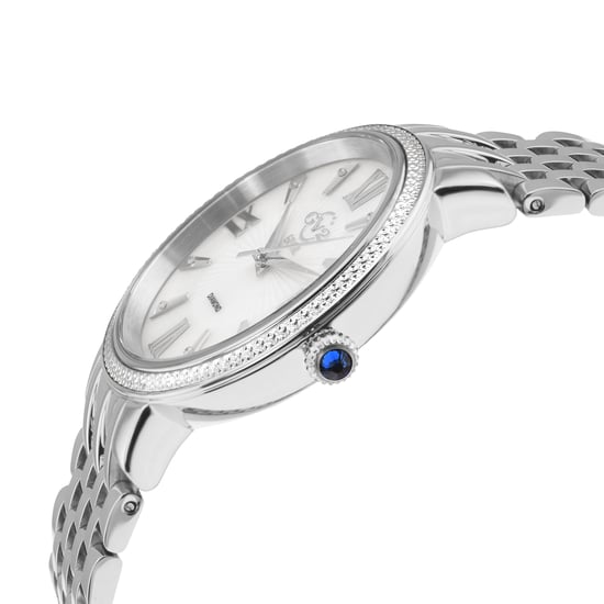 GV2 Womens Genoa Diamond 12530 Swiss Quartz Silver Stainless Steel Watch - Image 3
