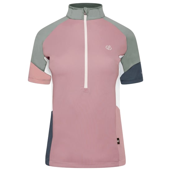 Dare 2B Womens/Ladies Compassion II Lightweight Jersey (Dusky Rose/Lilypad Green)