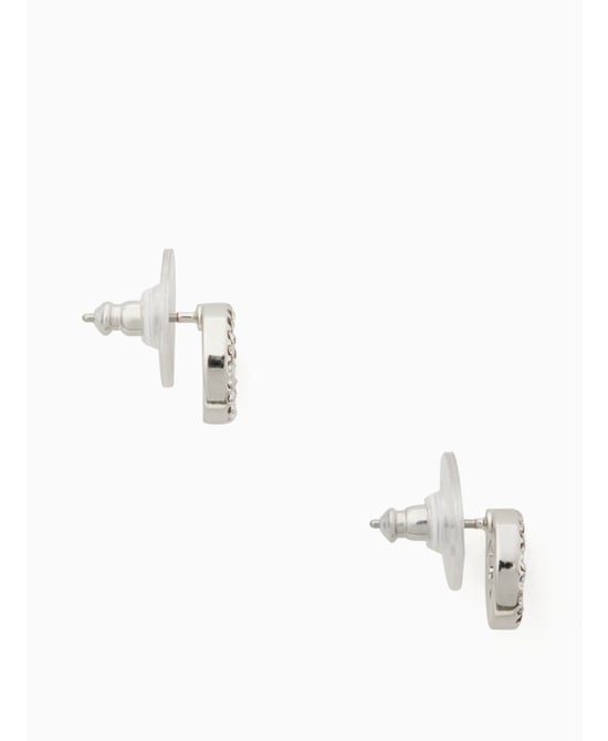 Pave Halo Spade Studs