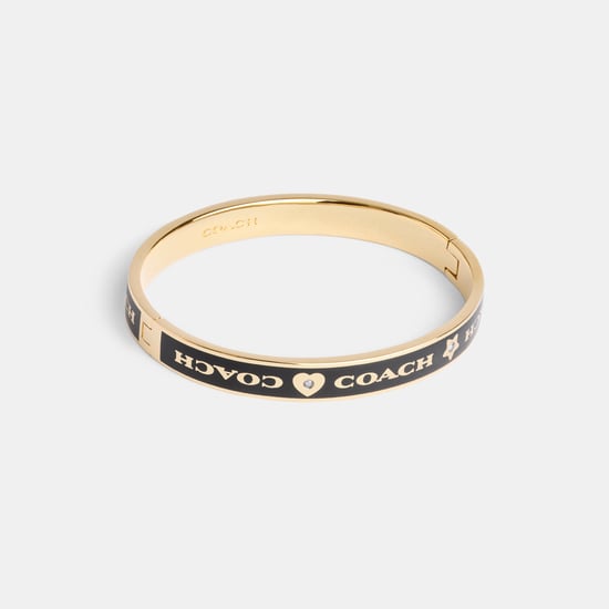 Coach Heart and Star Enamel Bangle