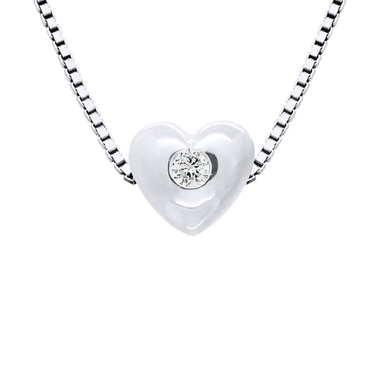 DIADEMA - Necklace - Heart - Real Diamond