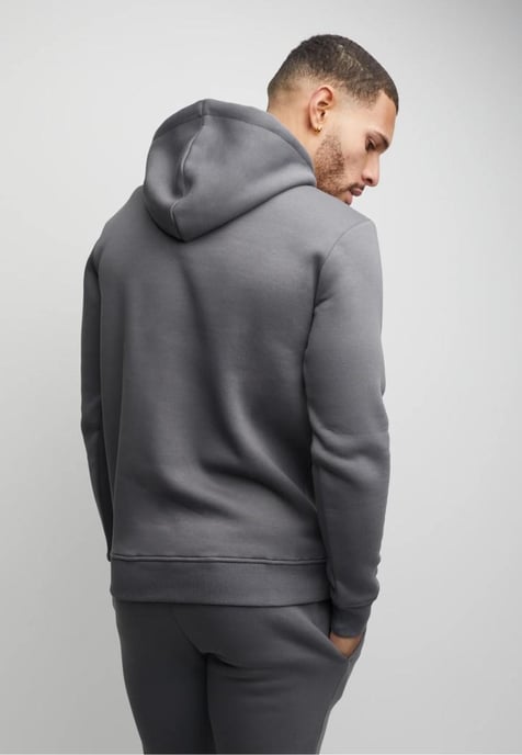 Gym King Basis Mens Tracksuit Grey - Image 3