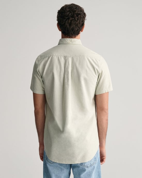 GANT Mens Regular Fit Short Sleeve Oxford Shirt