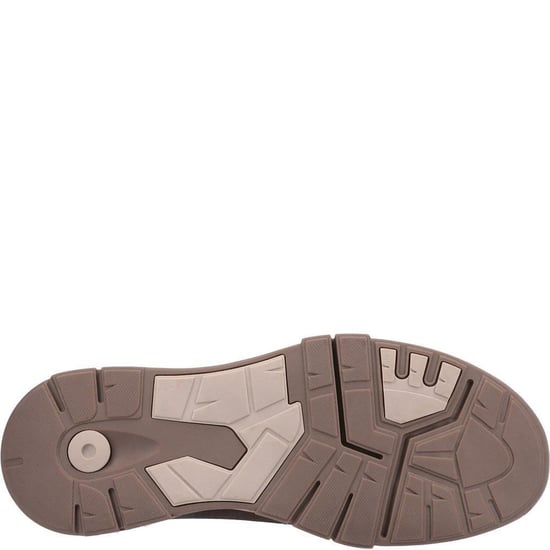 Hush Puppies Mens Fletcher Leather Shoes (Coffee)
