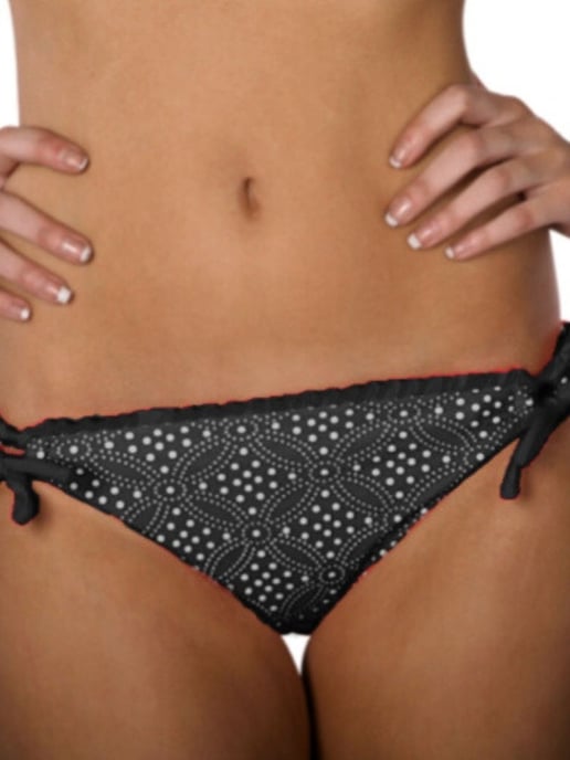 Fusion Frill Tie Side Bikini Briefs
