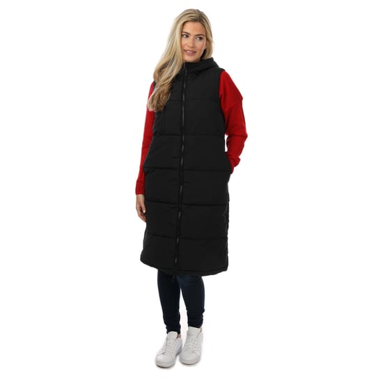 Women's Only Alina Longline Gilet in Black