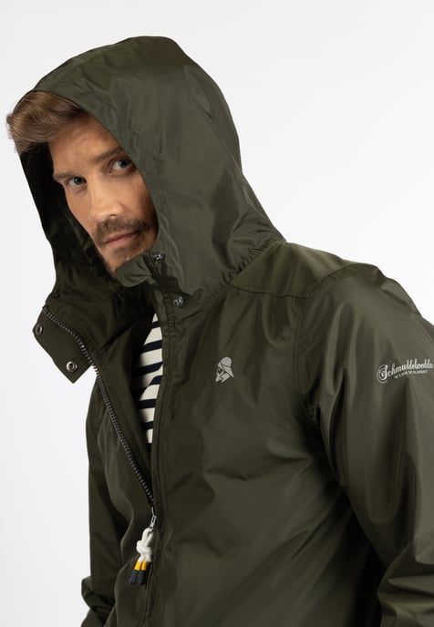 Schmuddelwedda rain jacket Men Military olive - Image 3
