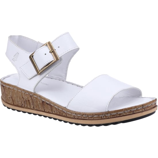 Hush Puppies Dames/dames Ellie leren sandalen (Wit) - Image 1