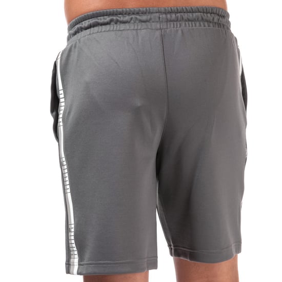 Men's Puma Poly Tape Shorts in Grey - Image 2
