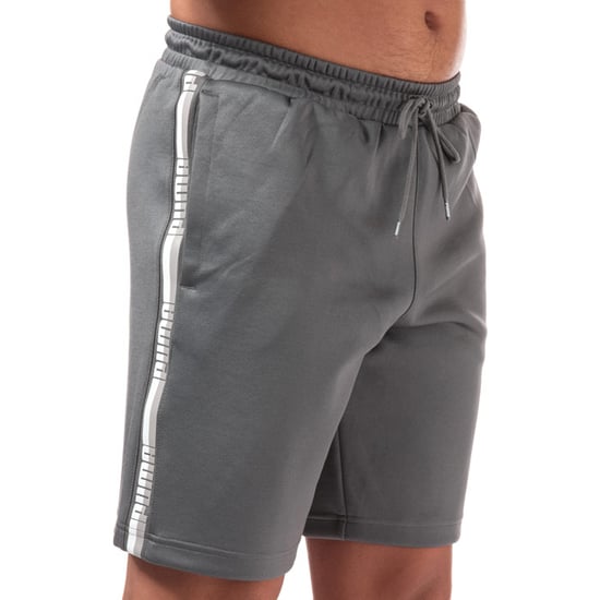 Men's Puma Poly Tape Shorts in Grey - Image 4