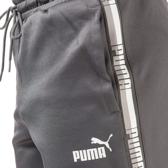 Men's Puma Poly Tape Shorts in Grey - Image 5