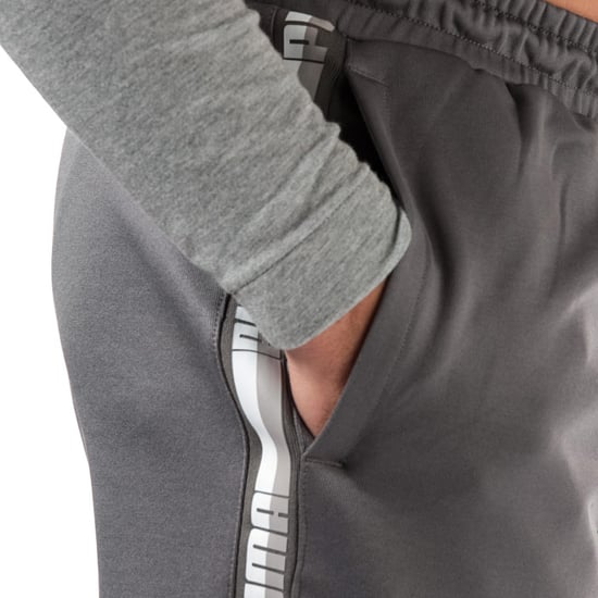Men's Puma Poly Tape Shorts in Grey - Image 6