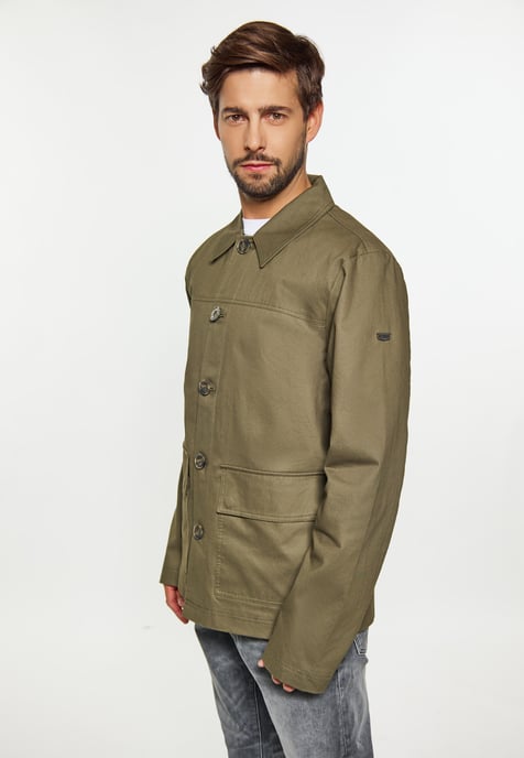 Dreimaster Jas Heren militaire olijf - Image 3