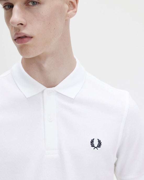 Fred Perry Mens Plain Signature Polo Shirt NOS - Image 4