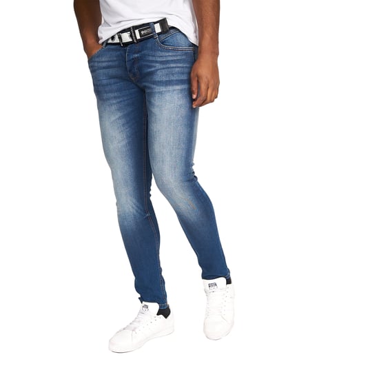 Crosshatch Heren Barbeck Slim Jeans (Blauw getint) - Image 3