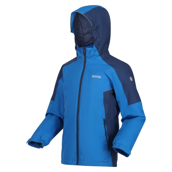 Regatta Childrens/Kids Hurdle IV Insulated Waterproof Jacket (Skydiver Blue/Admiral Blue) - Image 3