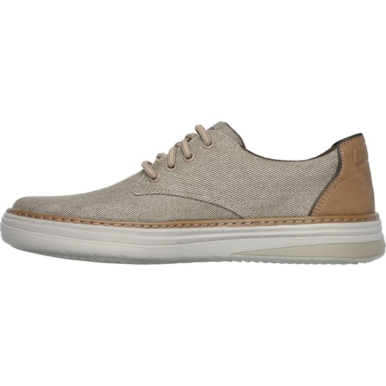 Skechers Hyland - Ratner Cotton Men's Khaki Lace-Up Shoes - Image 4