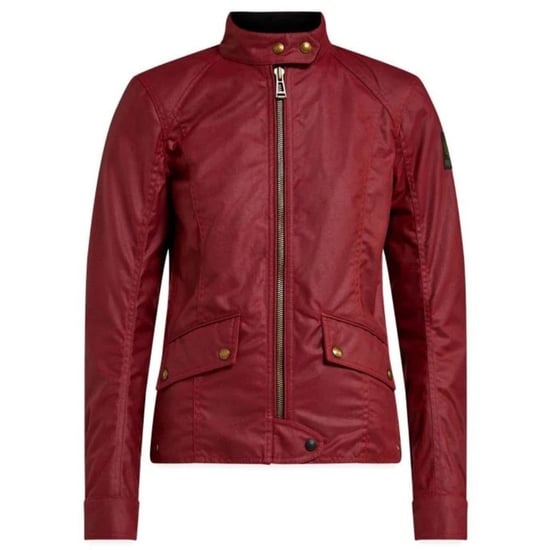 Belstaff Antrim Racing Röd Vaxad Bomullsjacka - Image 1