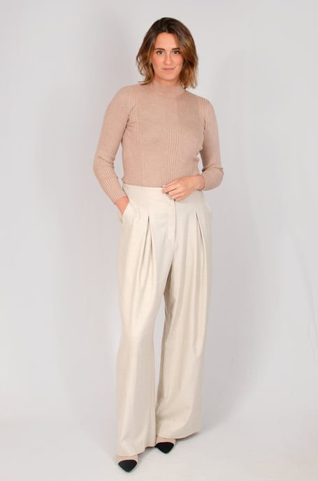 High Neck Ribbed Top - Image 5