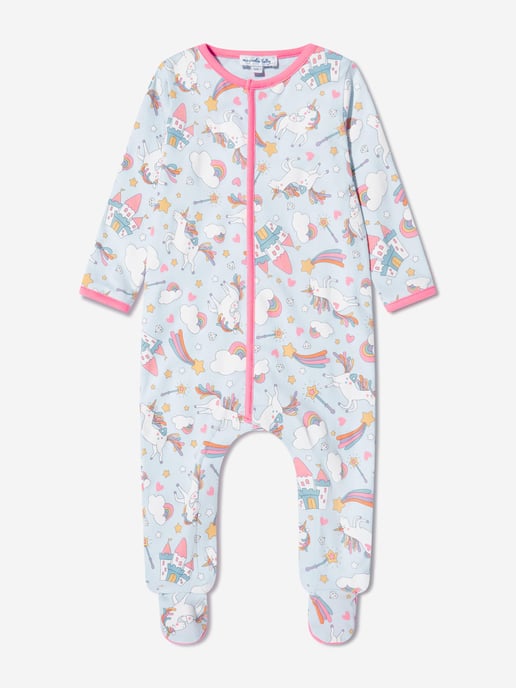 Magnolia Baby Baby Girls Dreamy Unicorns Babygrow in Pink