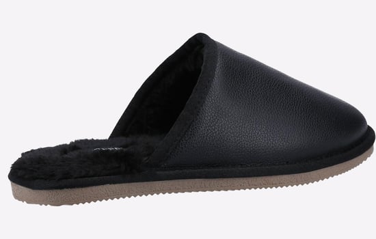 Hush Puppies Coady Mockasin I Svart Mocka För Män - Image 3