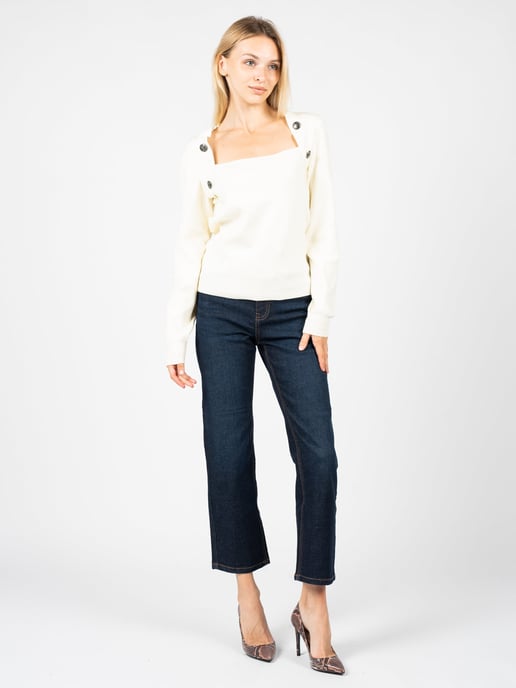 Silvian Heach Pullover Woman's Off-White - Image 6