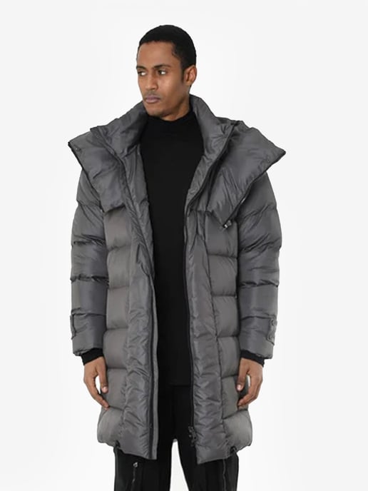 La Haine Inside Us Kurka Puchowa Down Jkt Men's Grey - Image 4