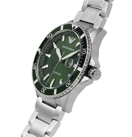 Emporio Armani Diver Men's Silver Watch AR11338
