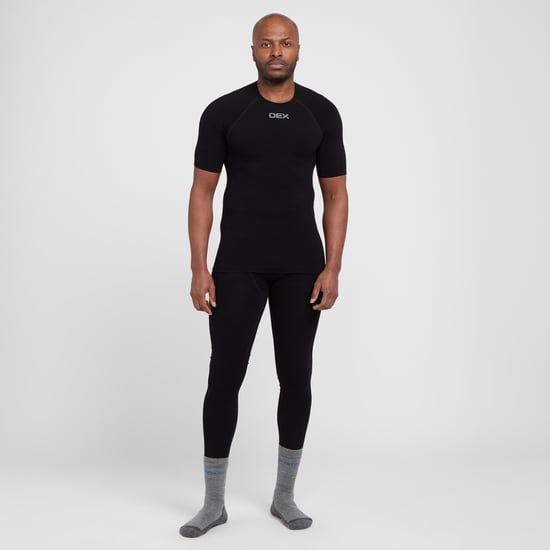 Men's Barneo Short Sleeve Baselayer Top (black)