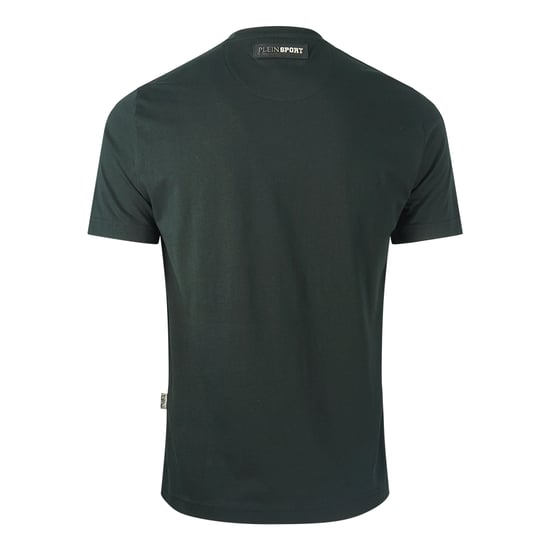 Plein Sport Gold Block Logo Black T-Shirt