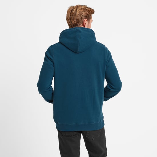 Duxford Mens Overhead Hoody Marine Blue